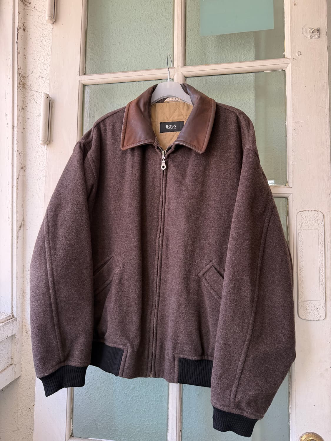 HUGO BOSS Leather Collar Blouson 상품이미지2