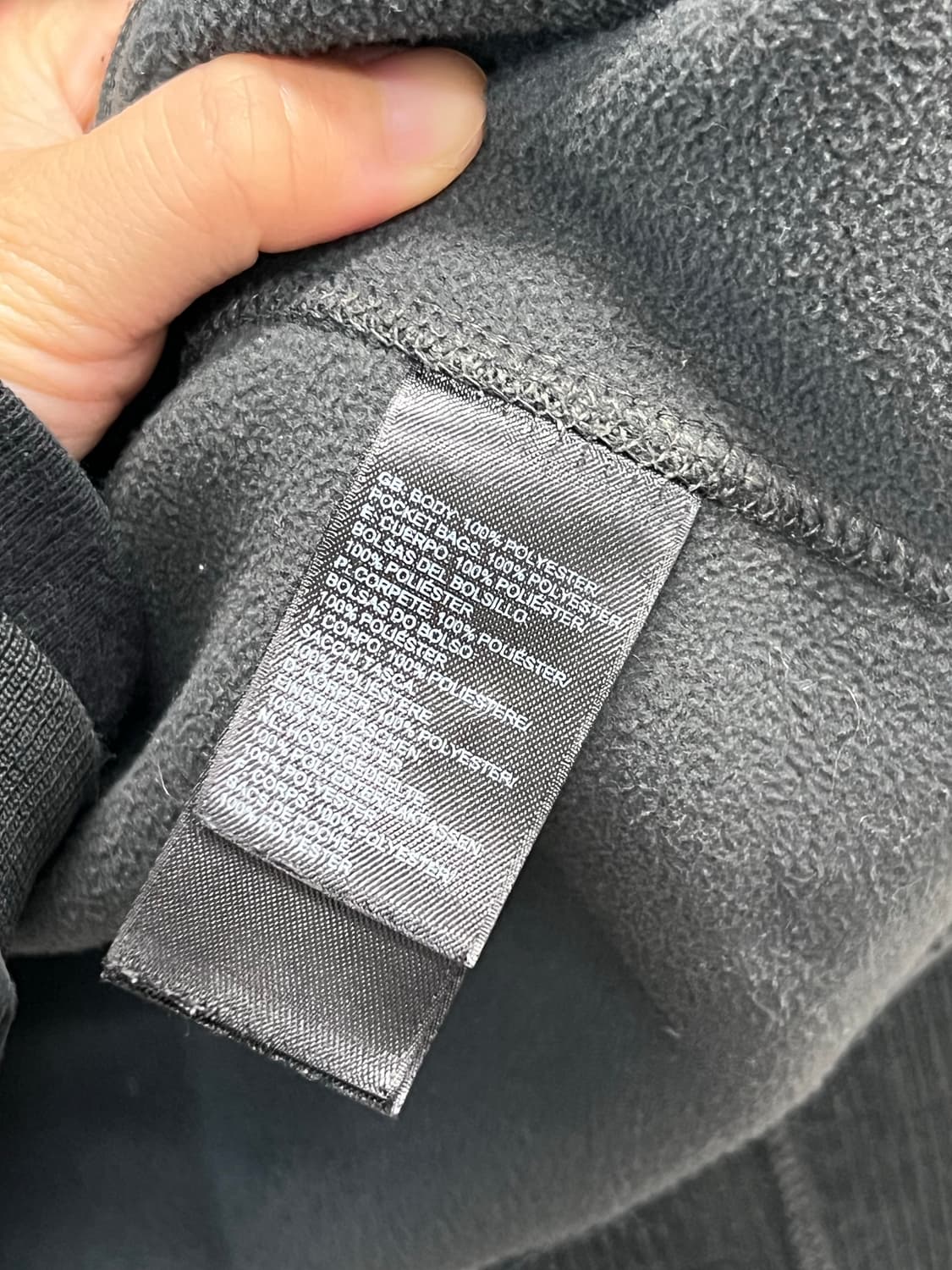 노스페이스 니트 집업 차콜 상품이미지6