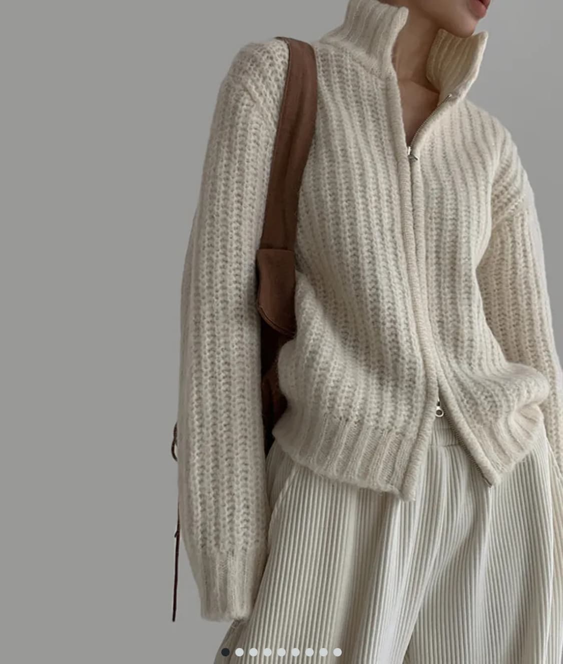 런던플랏 키드모헤어 니트집업 집업가디건 상품이미지1