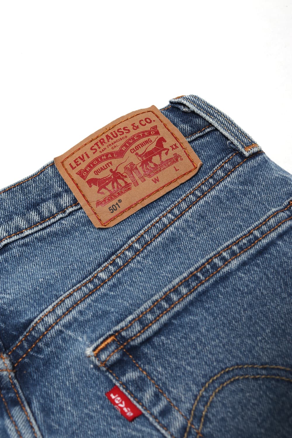 LEVIS 501 버튼플라이 데님 팬츠 women 27 상품이미지7