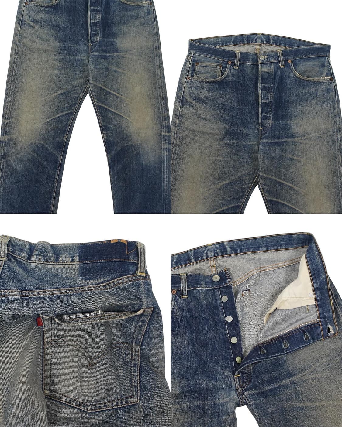 1970s USA 리바이스 501 66전기 셀비지 데님 팬츠 빈티지 미제 상품이미지6