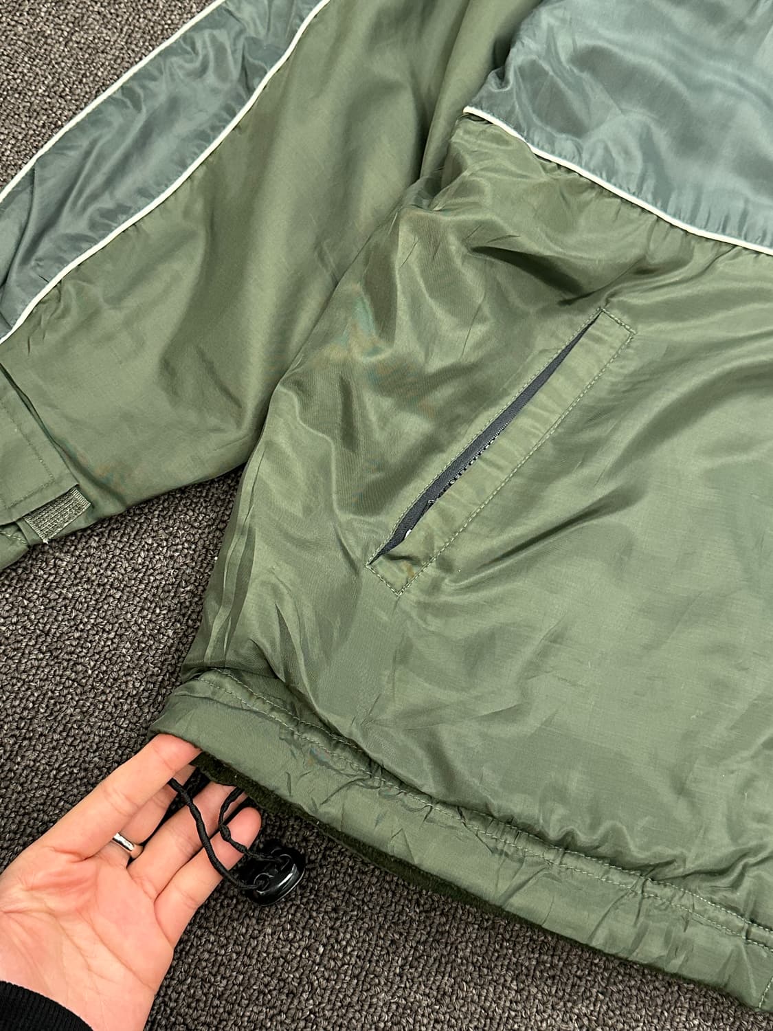 L)빈티지 리버시블 플리스 집업 상품이미지4