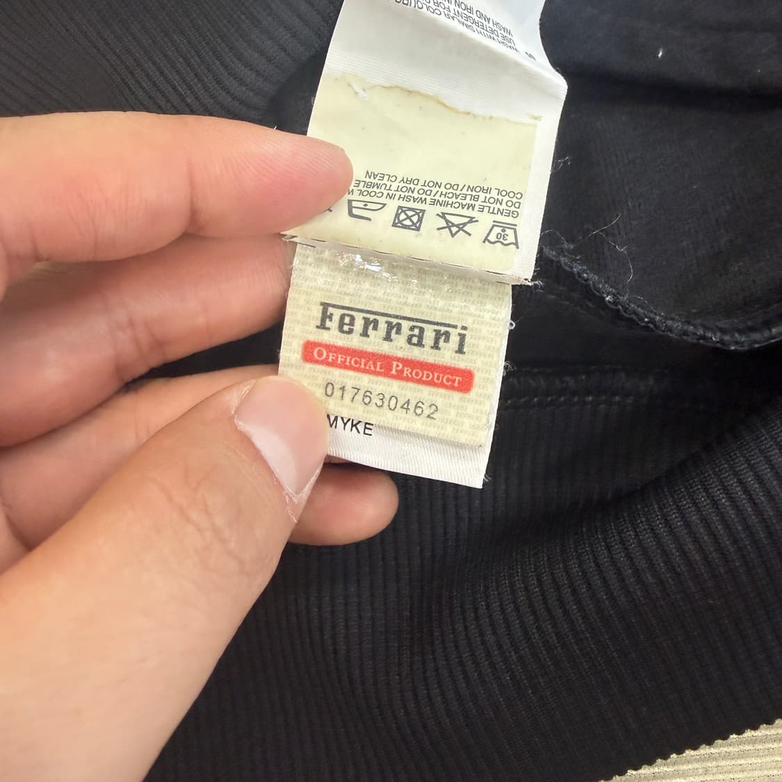 (L)푸마 PUMA 페라리 트랙탑 져지(블랙) 상품이미지4
