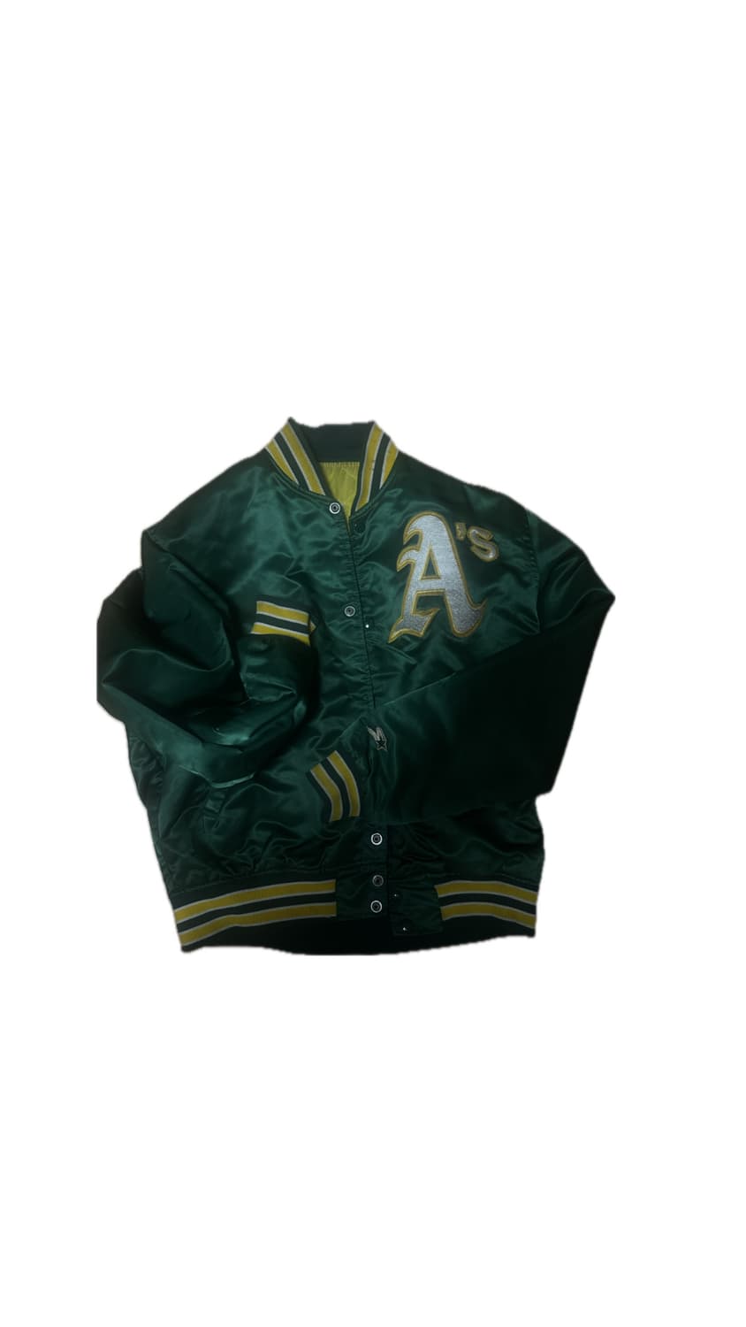 스타터 90s 오클랜드 애슬레틱스 야구 바시티 자켓 상품이미지2
