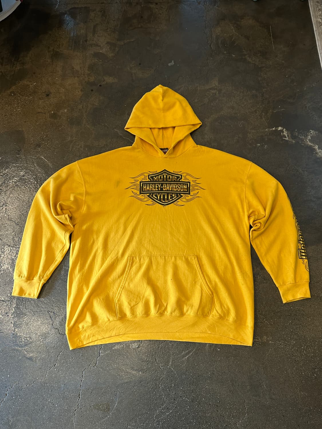할리데이비슨 데미지드 클라운 후드티 3XL 상품이미지1