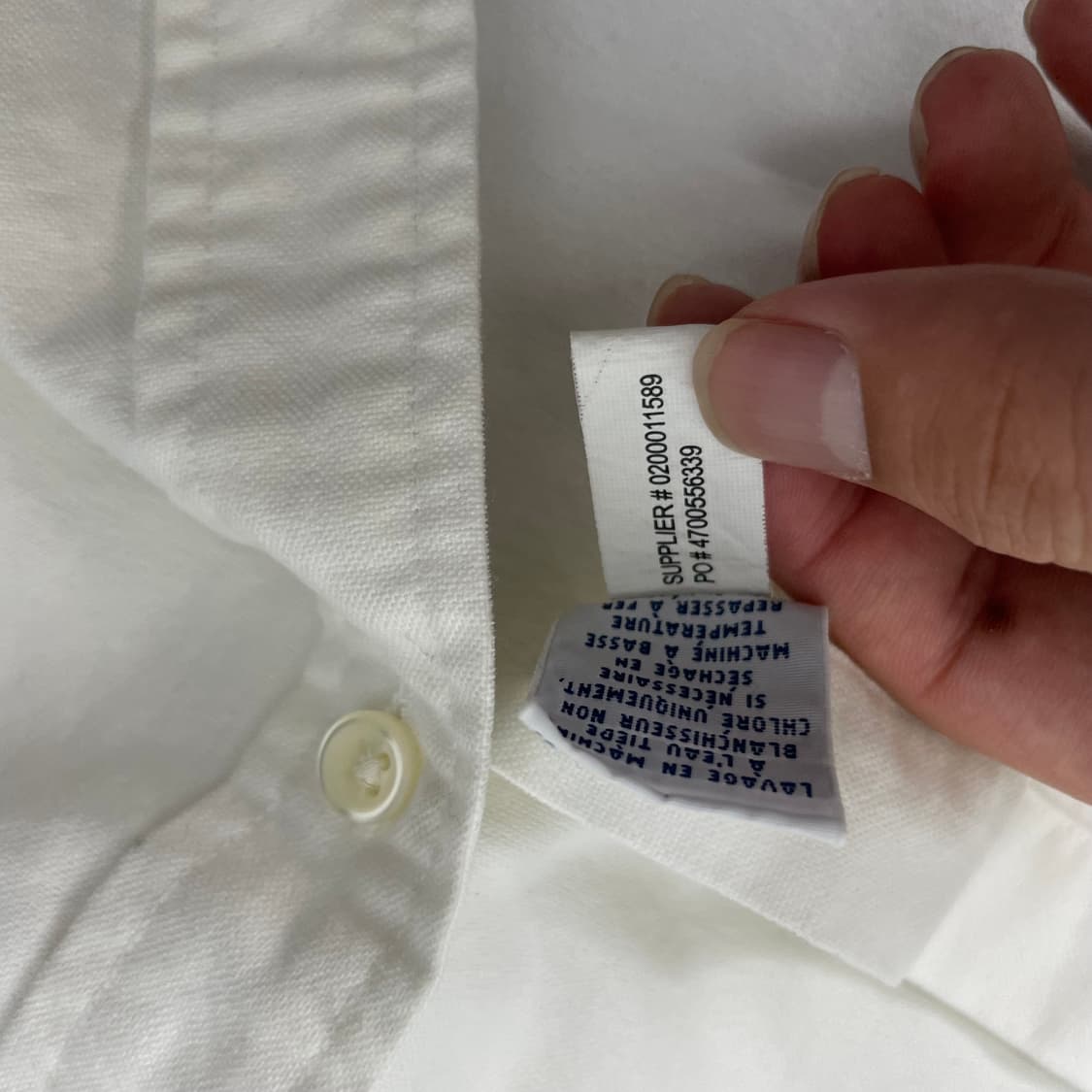 여성용 폴로랄프로렌 포니 옥스포드 화이트 반팔 셔츠 상품이미지4