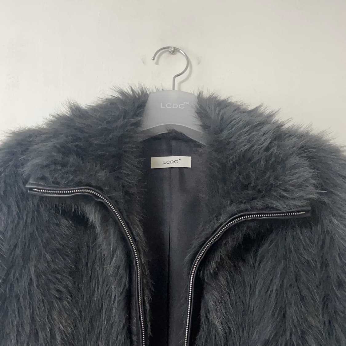 lcdc 엘씨디씨 퍼 집업 그레이 -새제품 상품이미지3