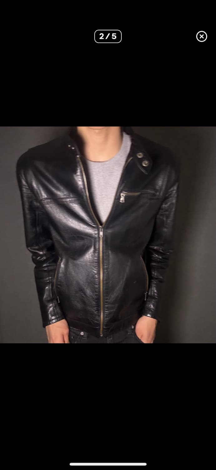 Vintage leather jacket 상품이미지2