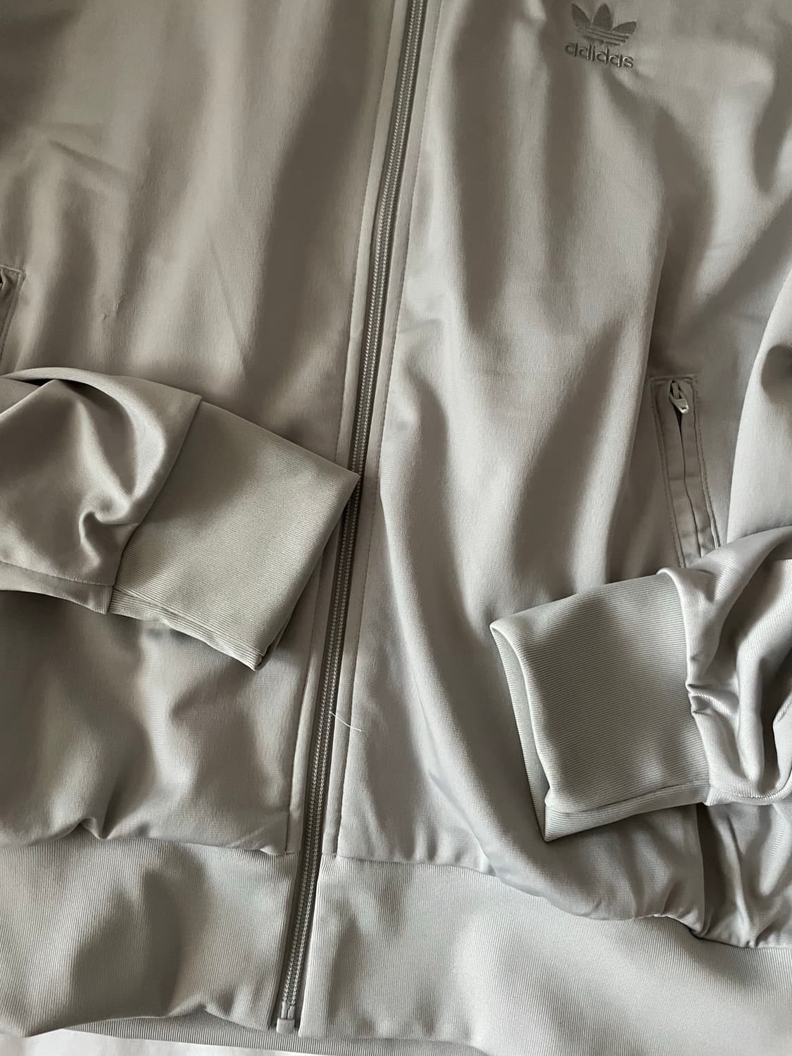 아디다스 트랙탑 져지 저지 그레이 오버사이즈 상품이미지5