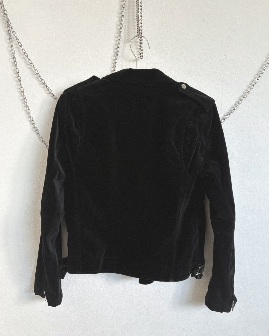 JPN VTG 프리슈렁크 더블지퍼 벨벳 라이더자켓 상품이미지7