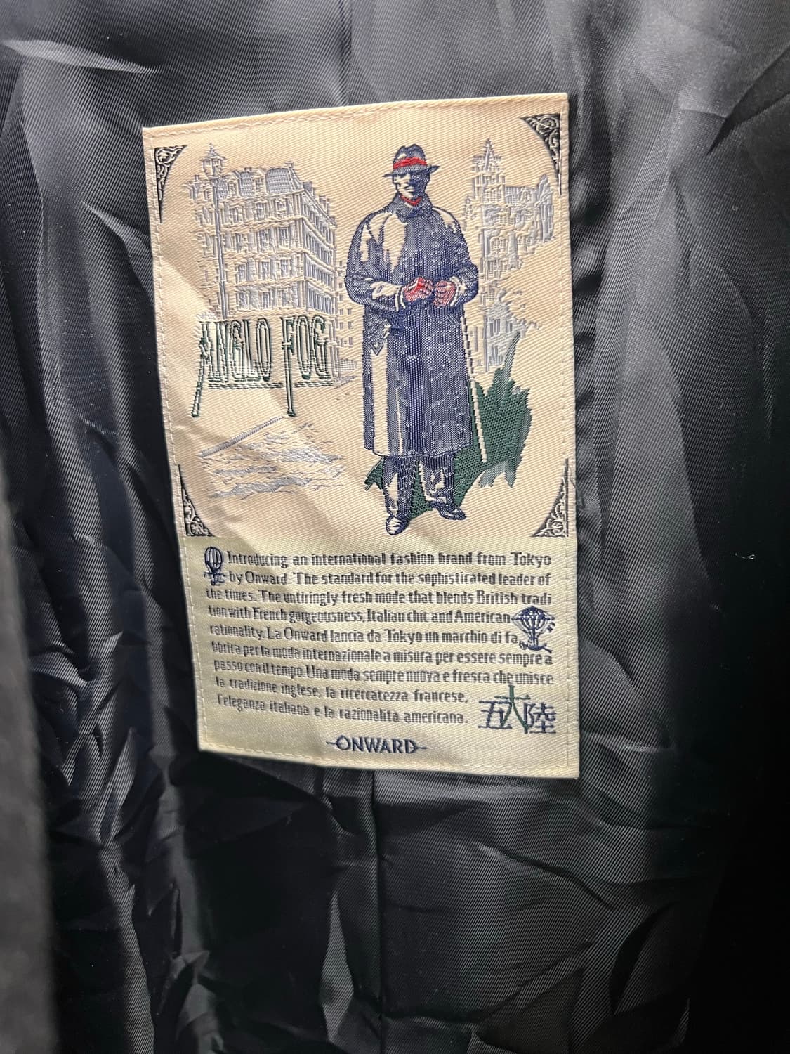 Vintage Anglo Fog Wool Long Coat  상품이미지3