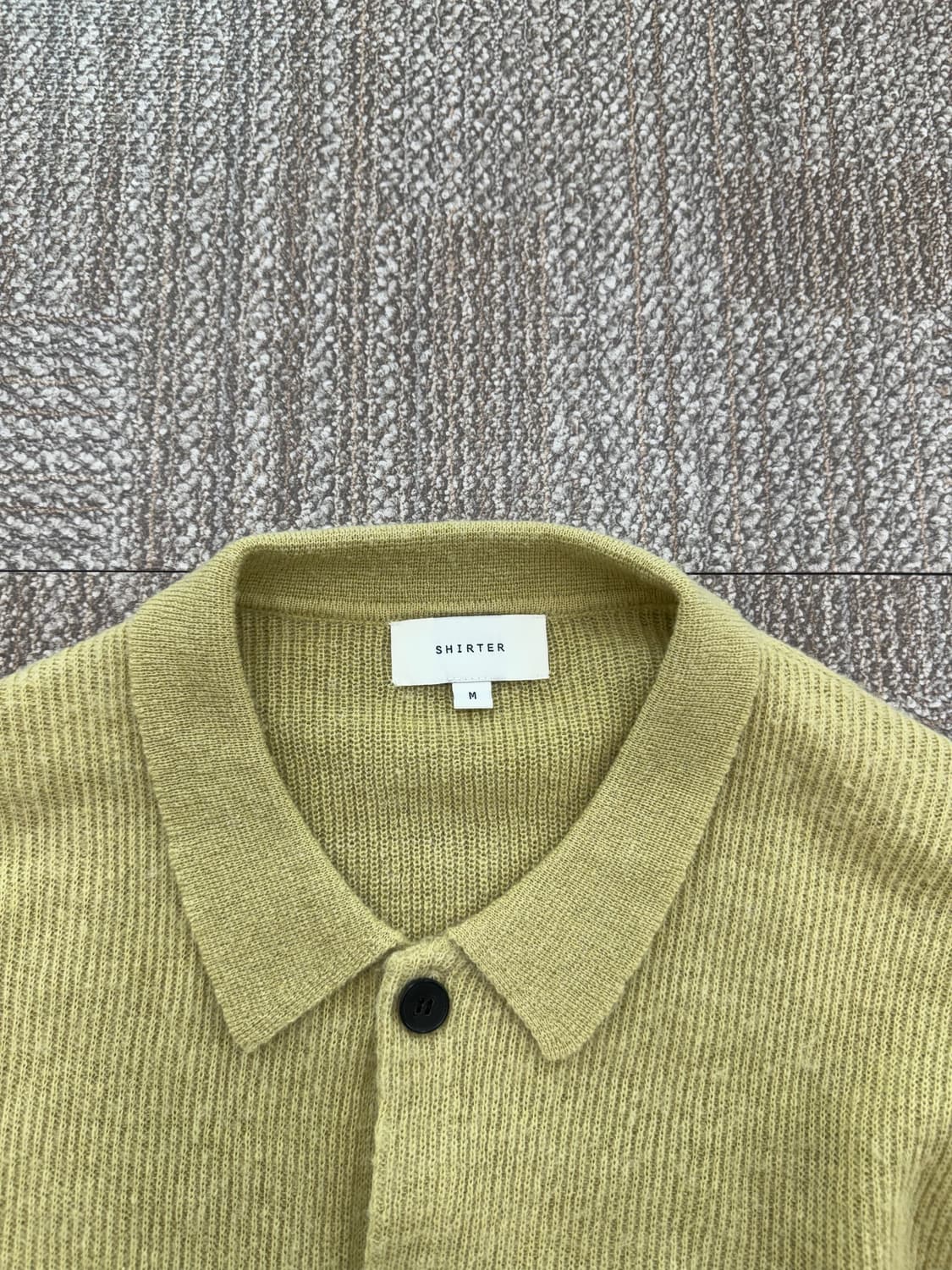 셔터 Mohair Plain Cardigan "Lime" 상품이미지2
