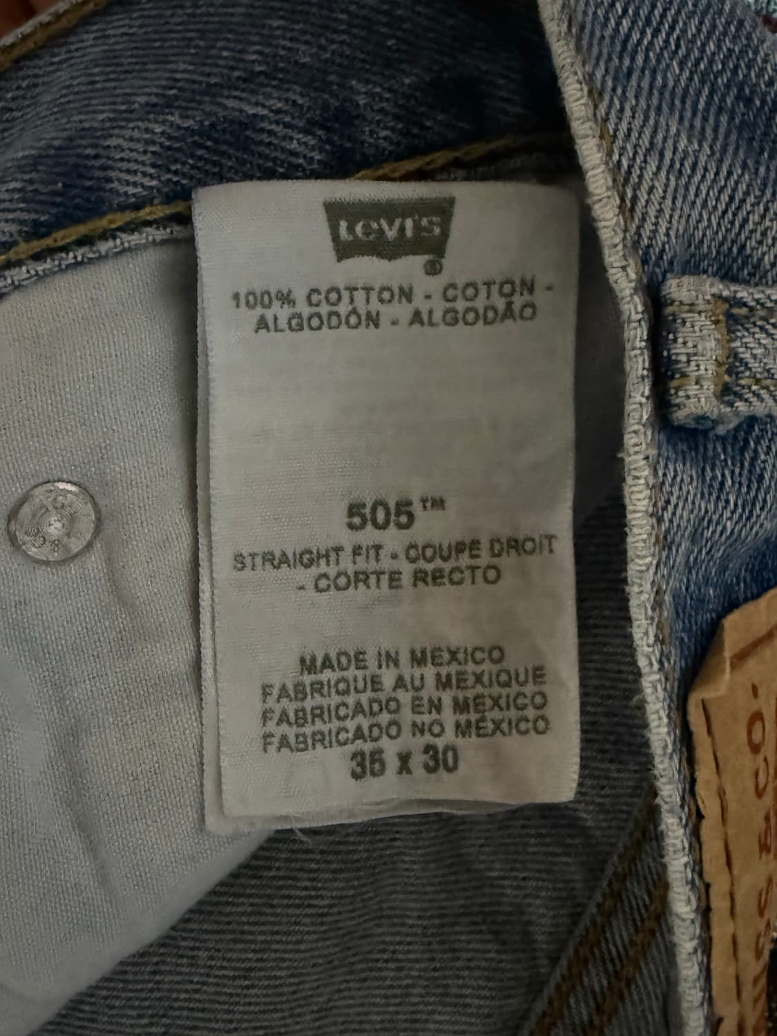 리바이스 505 35사이즈 상품이미지4