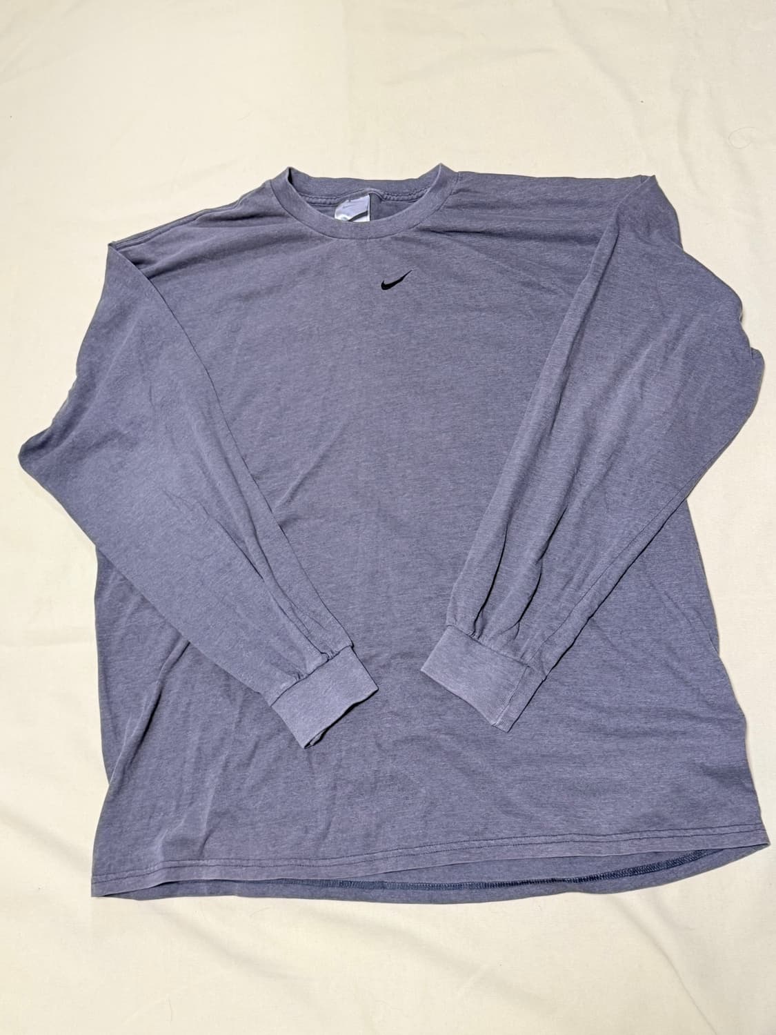나이키 센터 스우시 롱슬리브 90~00s 차콜 상품이미지2