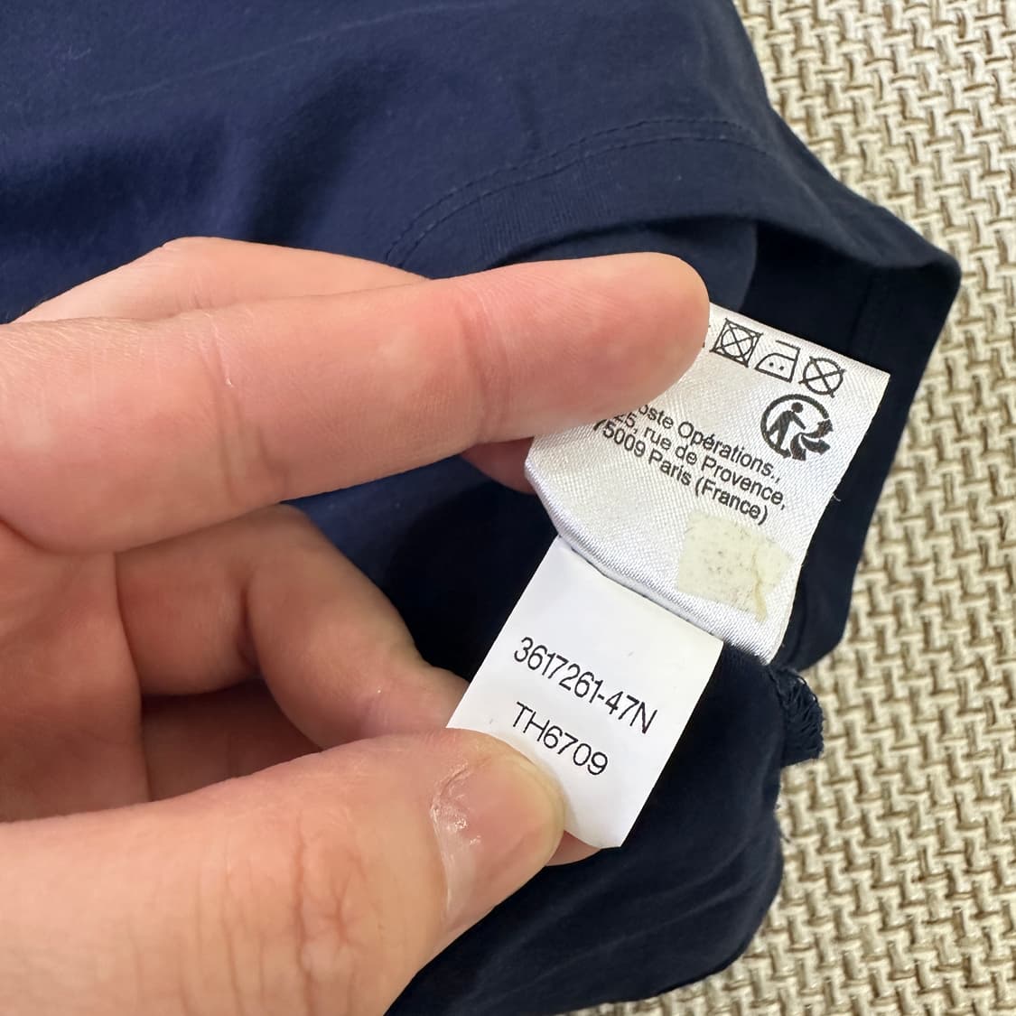 XL 라코스테 크루넥 반팔 티셔츠 0409D 상품이미지3