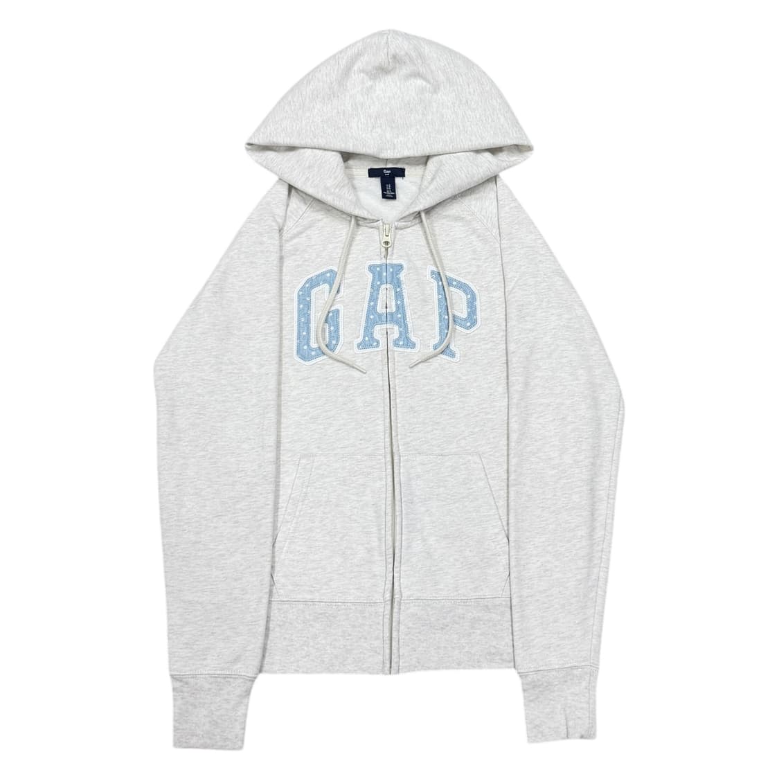 GAP 빈티지 땡땡이 도트 로고 후드집업 자켓 S 상품이미지1