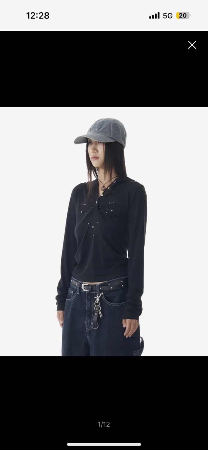 아캄 롱슬리브 Studded Leaf Hooded Long Sleeve  상품이미지1