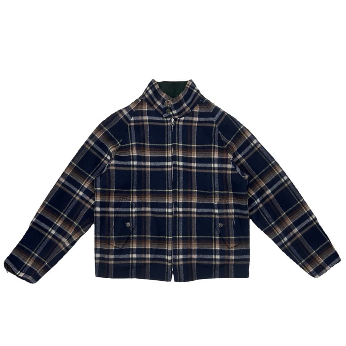 MOSCO 리버시블 네이비브라운&카키 자켓 M 상품이미지2