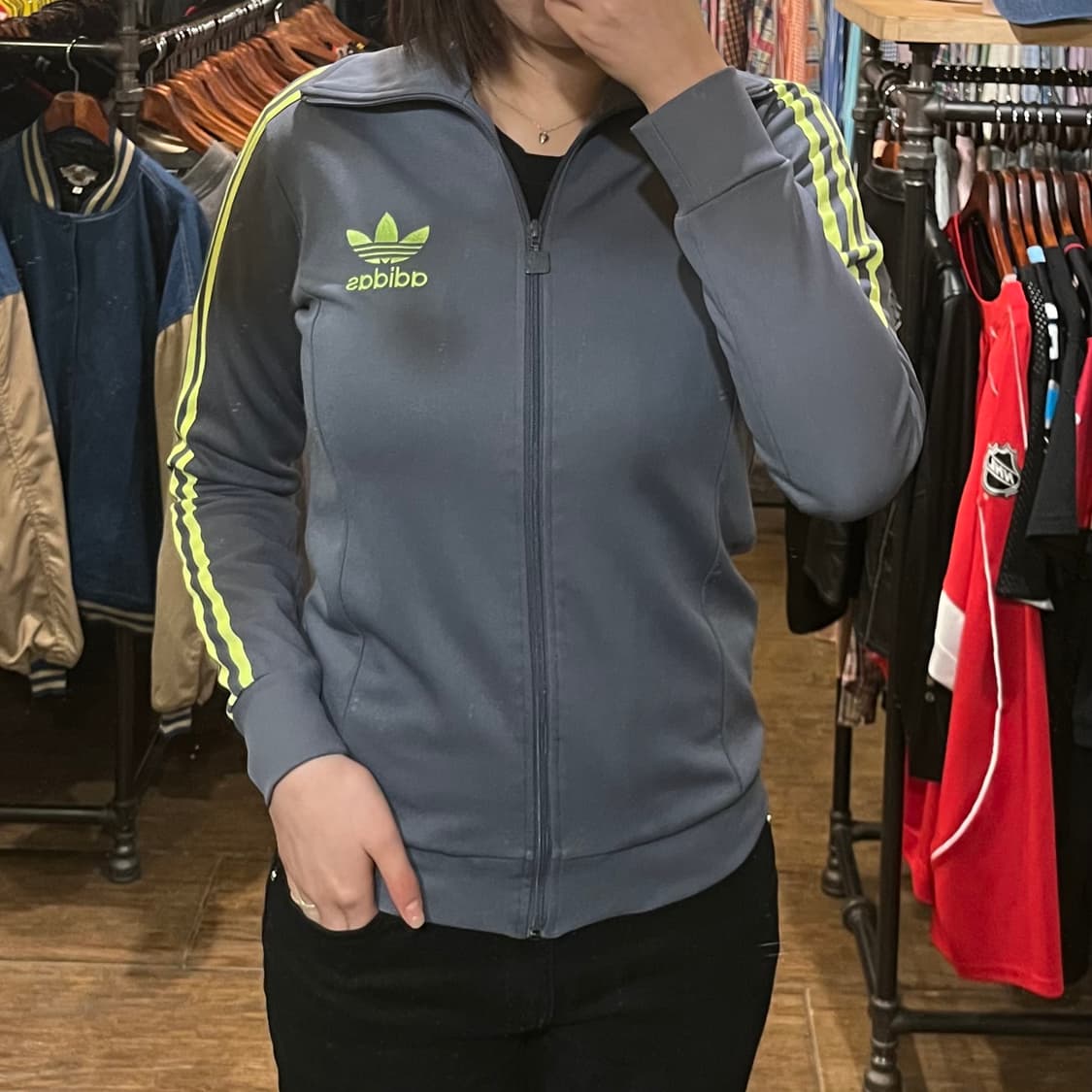 [HI] 아디다스 집업 그레이  상품이미지1