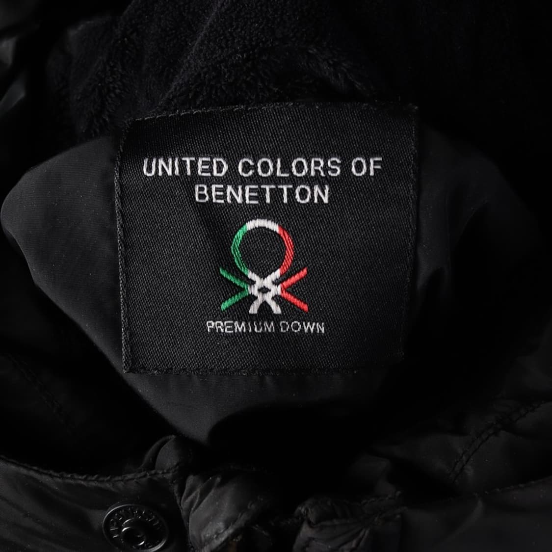 베네통 키즈 프리미엄 덕다운 롱패딩 블랙 14-15 상품이미지7