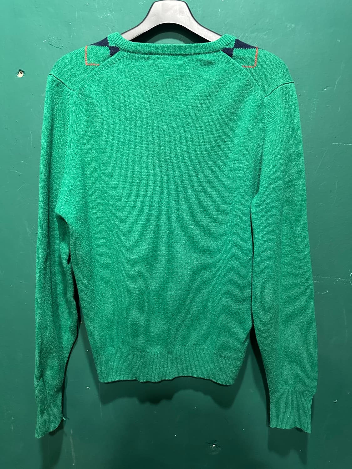 버버리 아가일니트 그린 상품이미지2