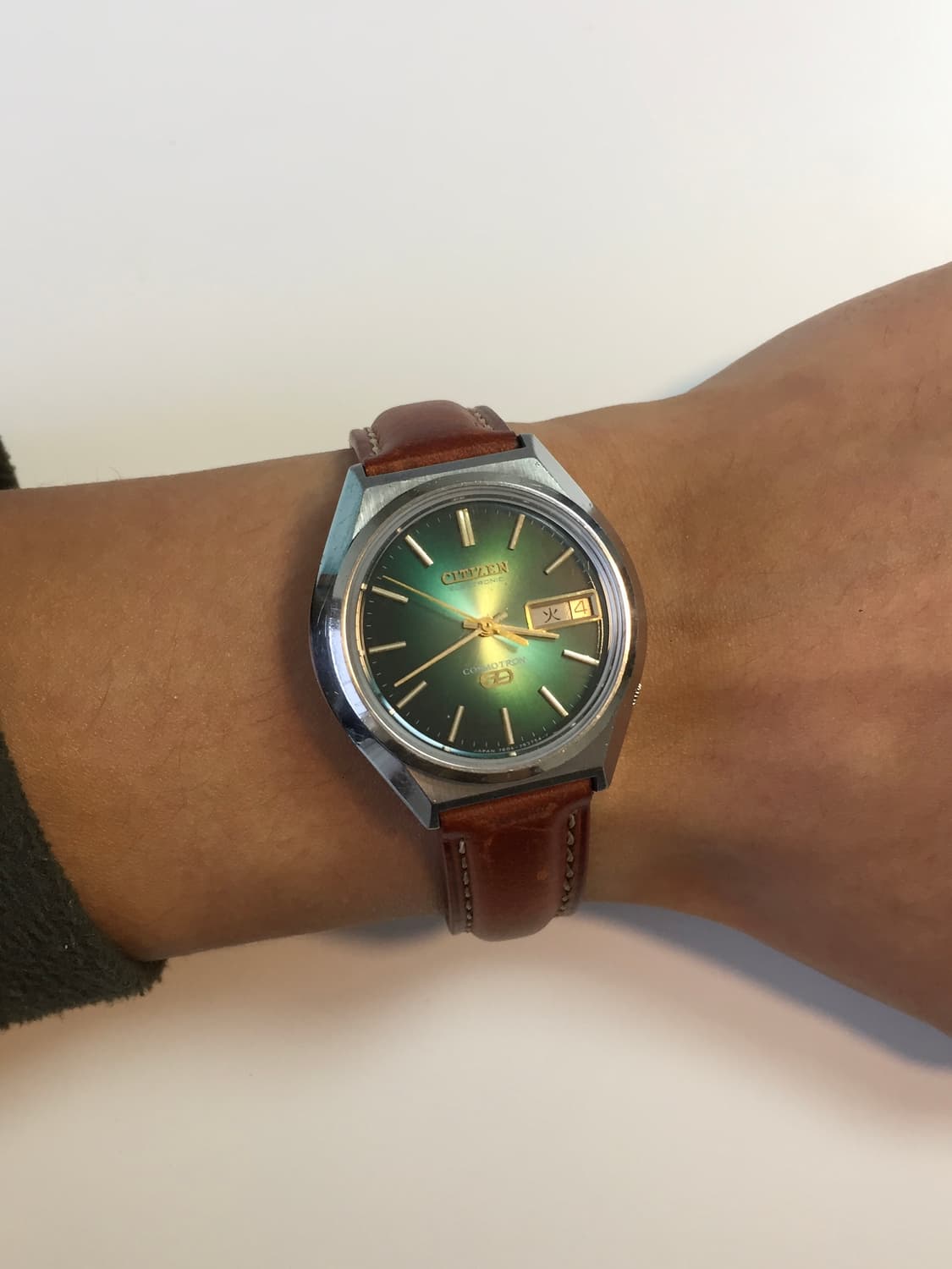 70s citizen cosmotron green dial 상품이미지1