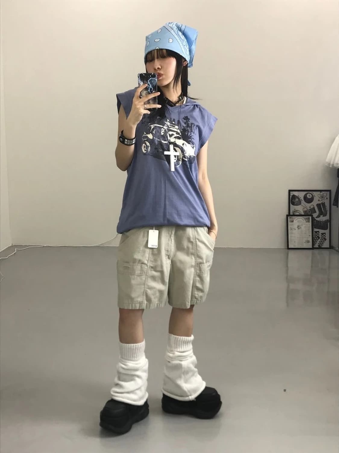 콜럼비아 베이지 숏 팬츠 상품이미지2