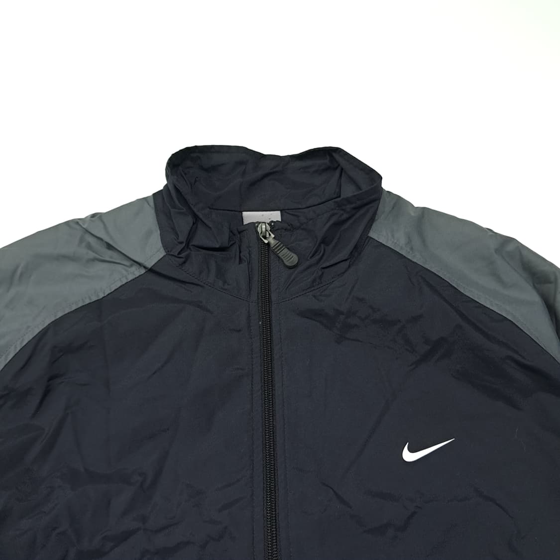 CL841 L 나이키 90s 필리핀판 빅로고 블랙 바람막이 자켓 상품이미지2