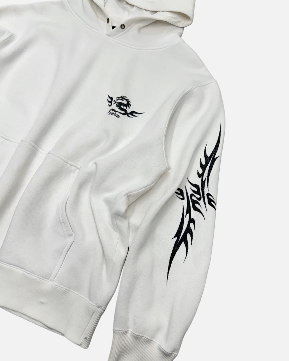 dragon trival printing hood t-shirt 상품이미지3