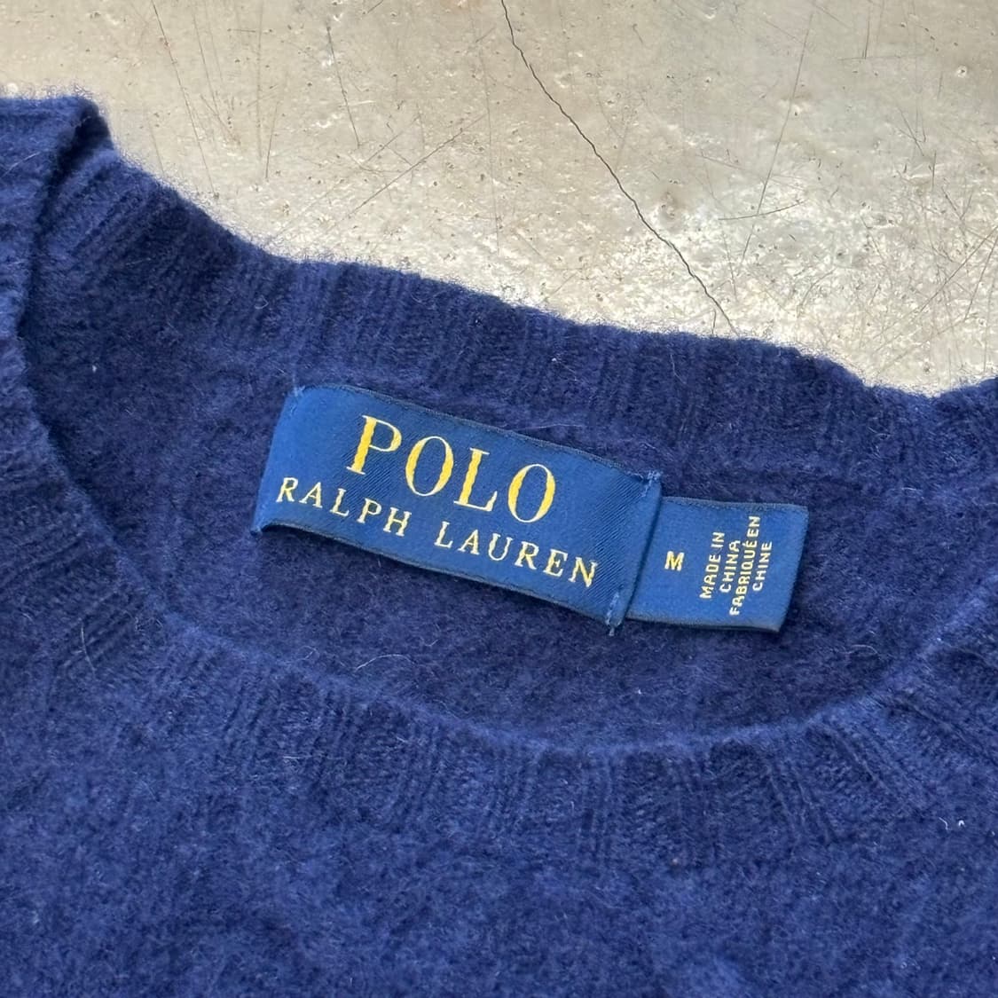 M 폴로랄프로렌 여성용 네이비 니트 맨투맨 상품이미지4