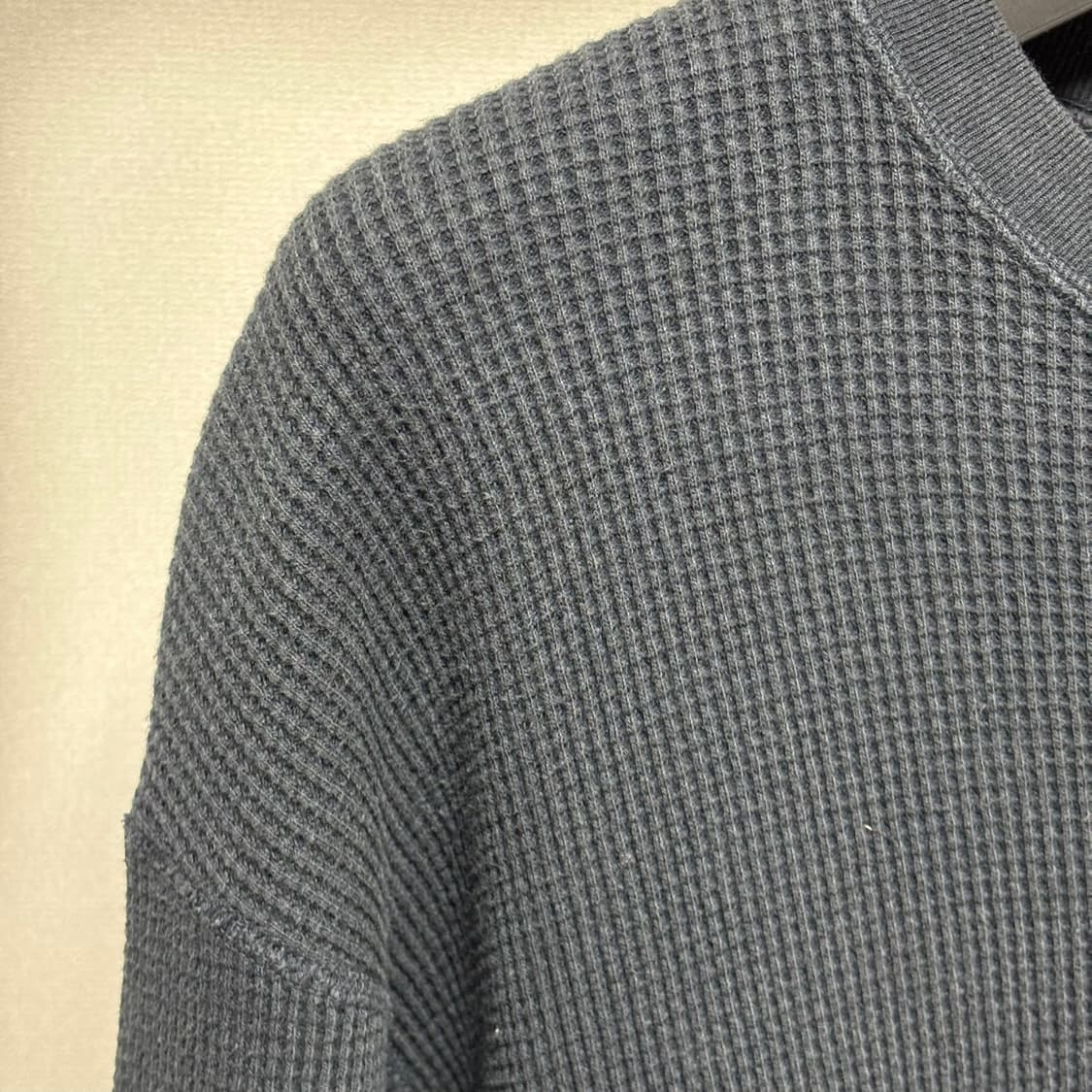 2) unused 언유즈드 써멀 와플 티 상품이미지2