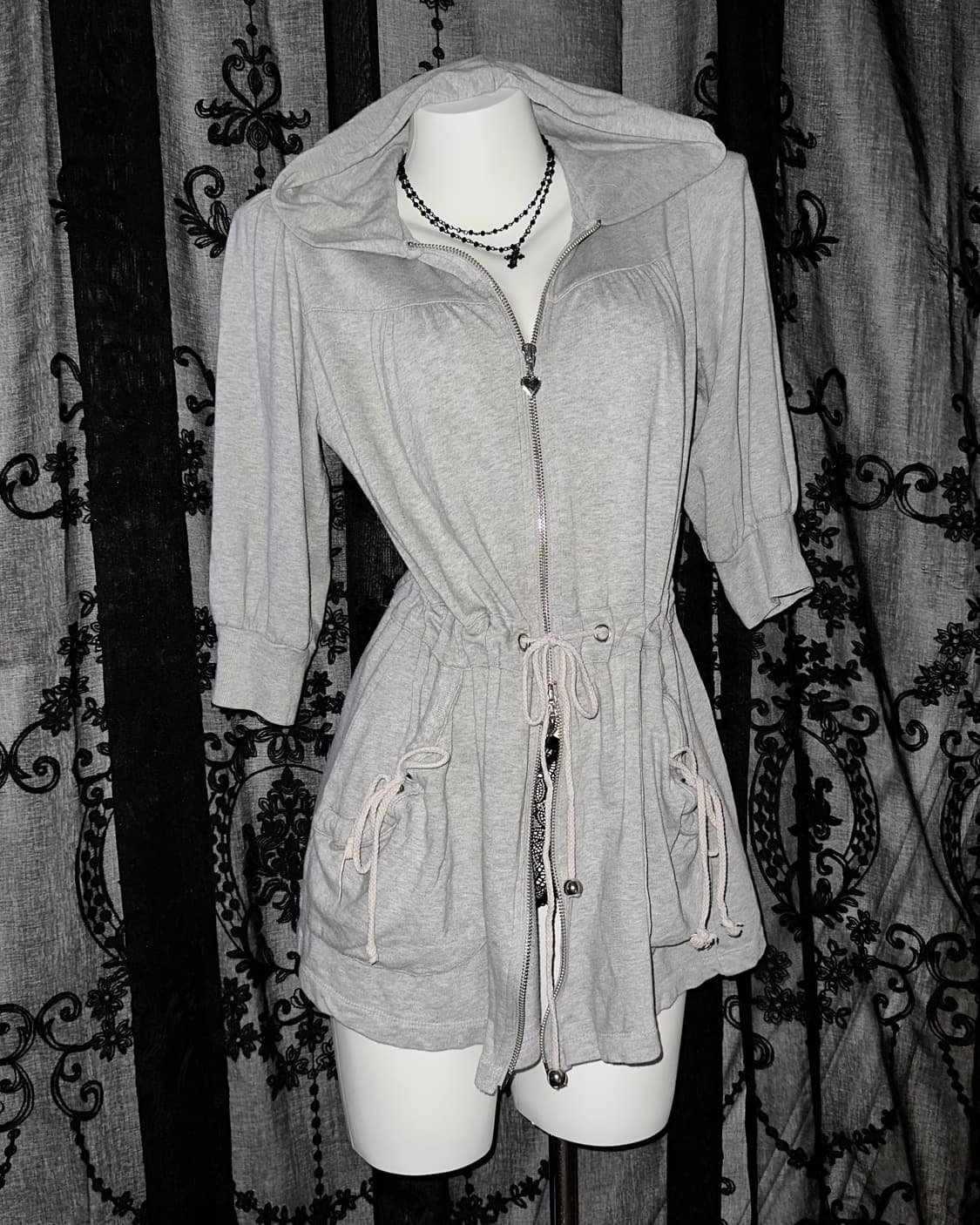 Grey to-Way Lovely Zip-Up 상품이미지1