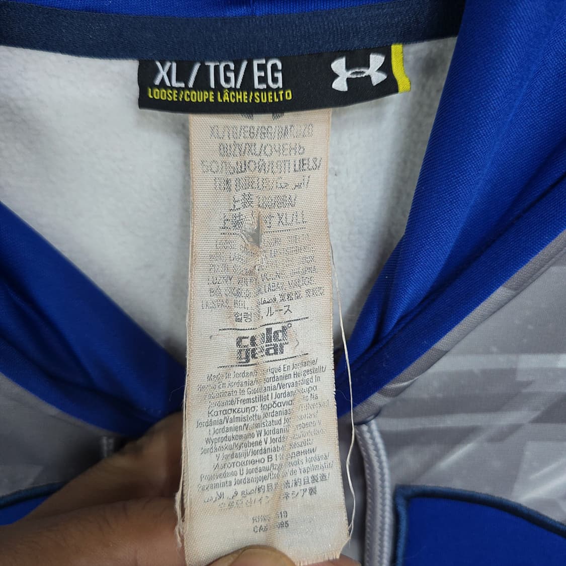 언더아머 콜드기어 루즈핏 후드티 XL 상품이미지5