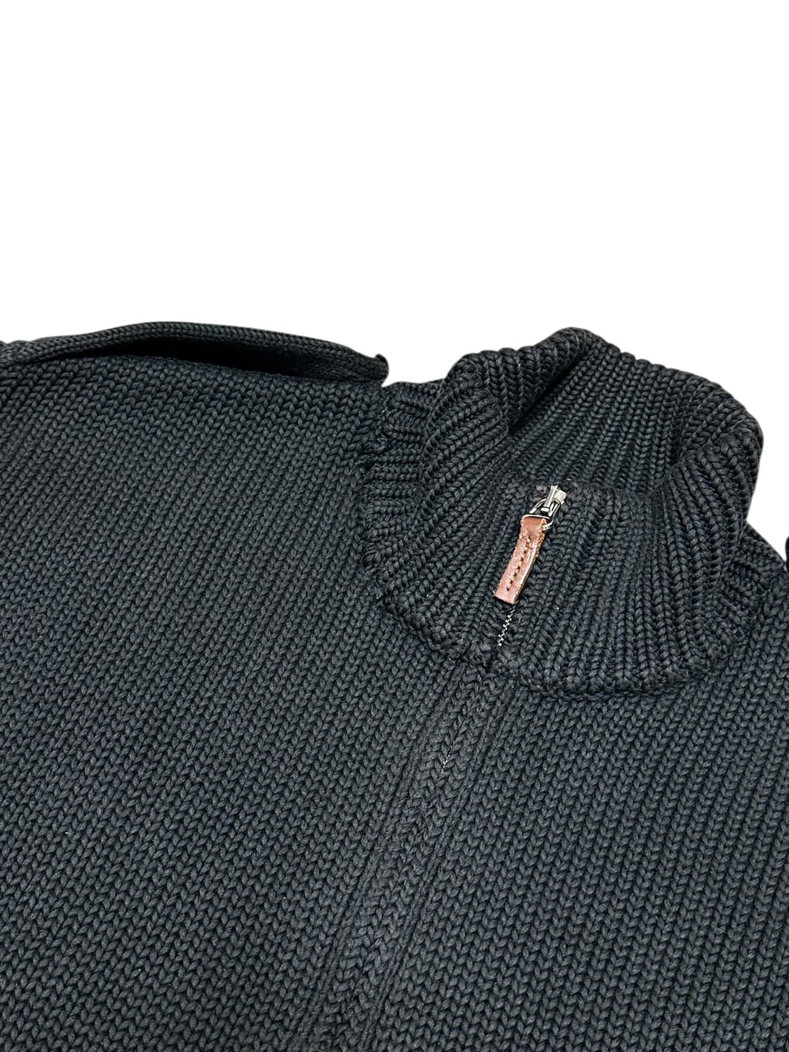 빈티지 폴로 코튼 집업 가디건 with 람포지퍼 상품이미지4