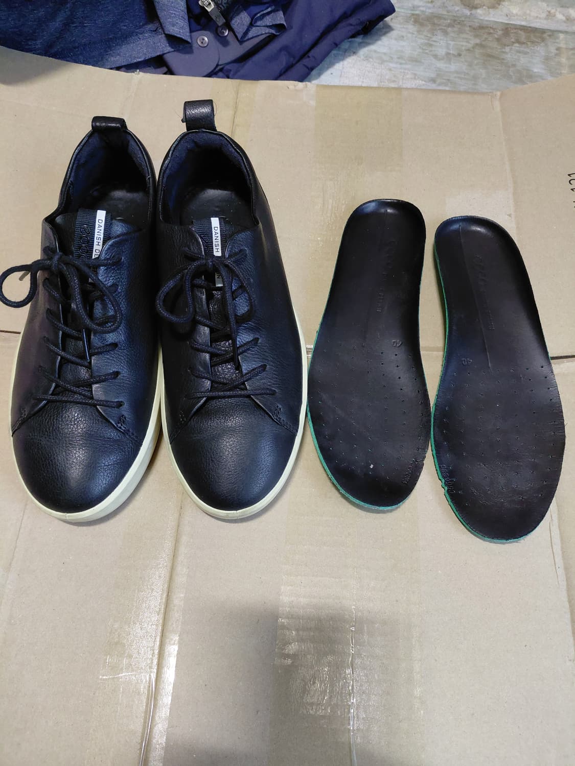 [에코]소프트8 블랙 스니커즈 유럽40(255~260)사이즈 상품이미지10