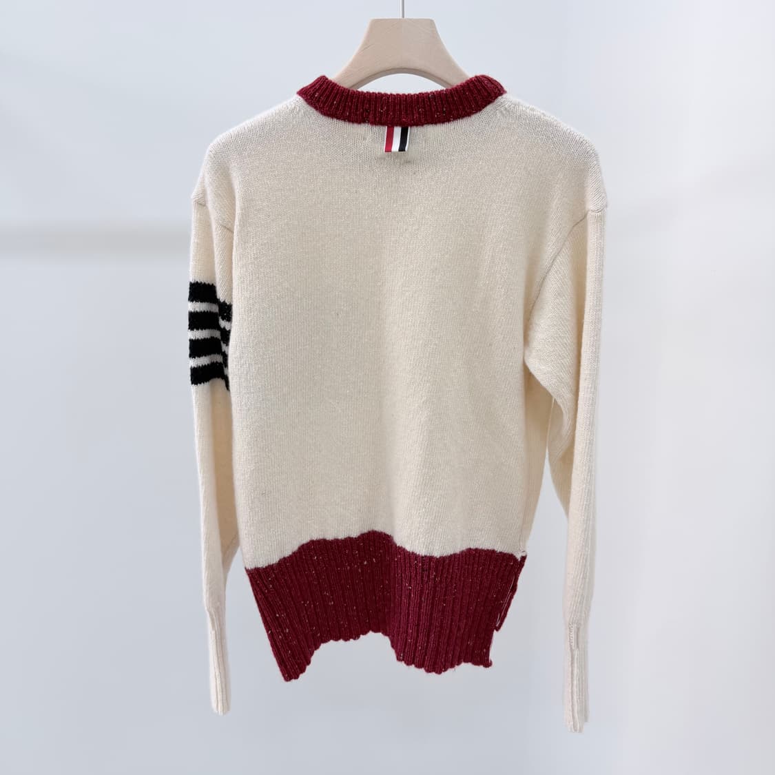 [미사용/40] 톰브라운 사선완장 여성 모헤어 트위드 니트 상품이미지5