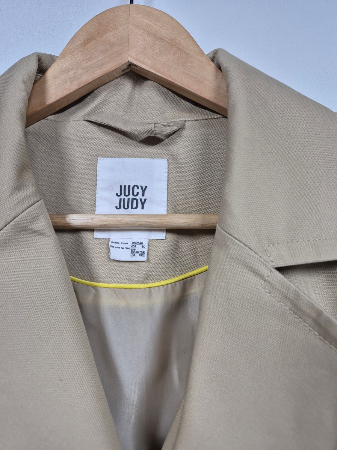 쥬시쥬디 두께감 루즈 트렌치 상품이미지6