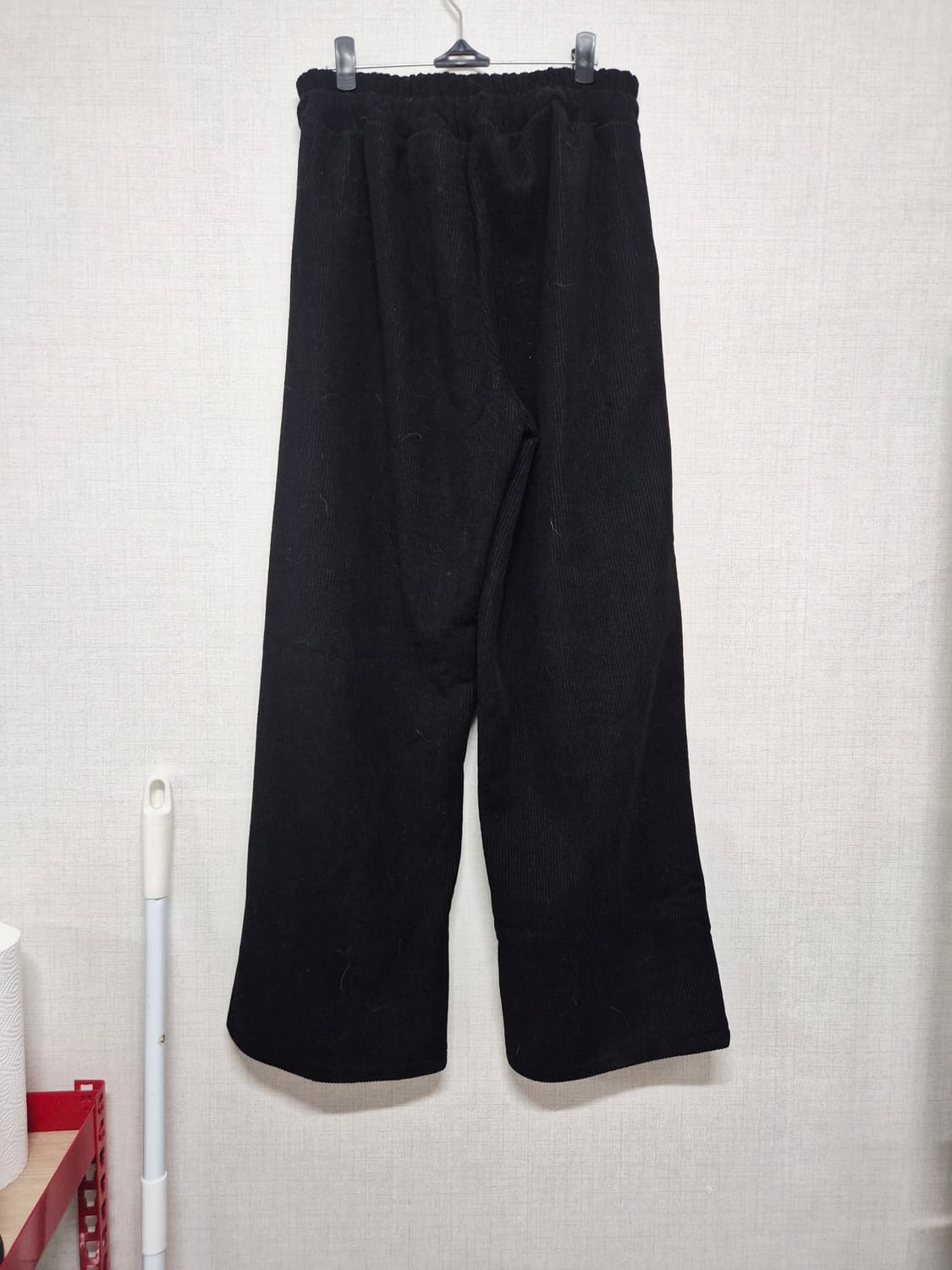 밴딩 블랙 골지 팬츠 상품이미지2