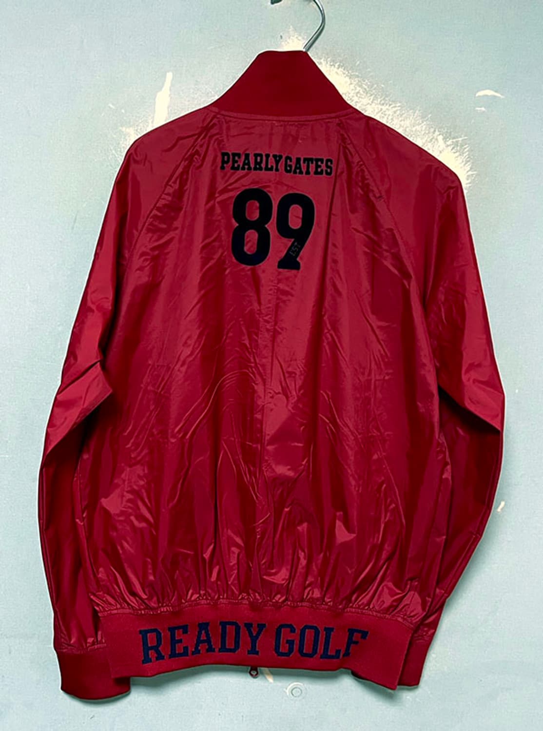 파리게이츠 골프 레인자켓 바람막이점퍼 춘추 레드 캐주얼 일본 L 100 상품이미지2