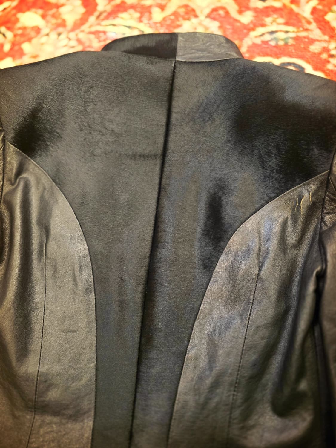 오브제(Obzee)강진영송치 배색 양가죽 자켓 상품이미지7