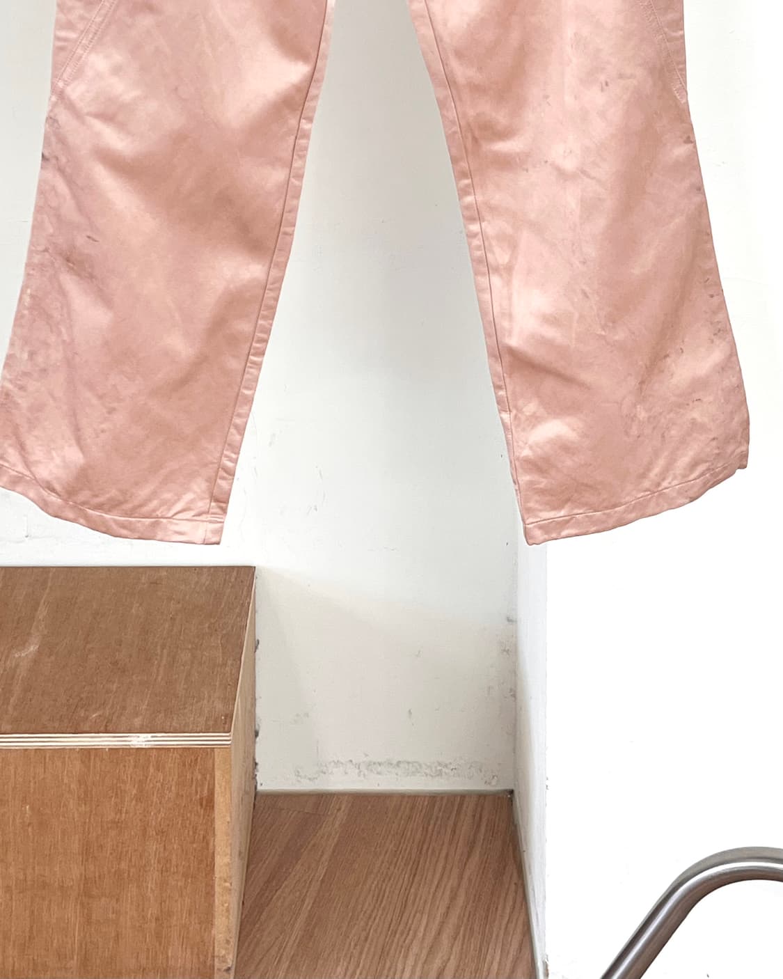 크리스찬 디올 핑크 새틴 카프리 팬츠 상품이미지3