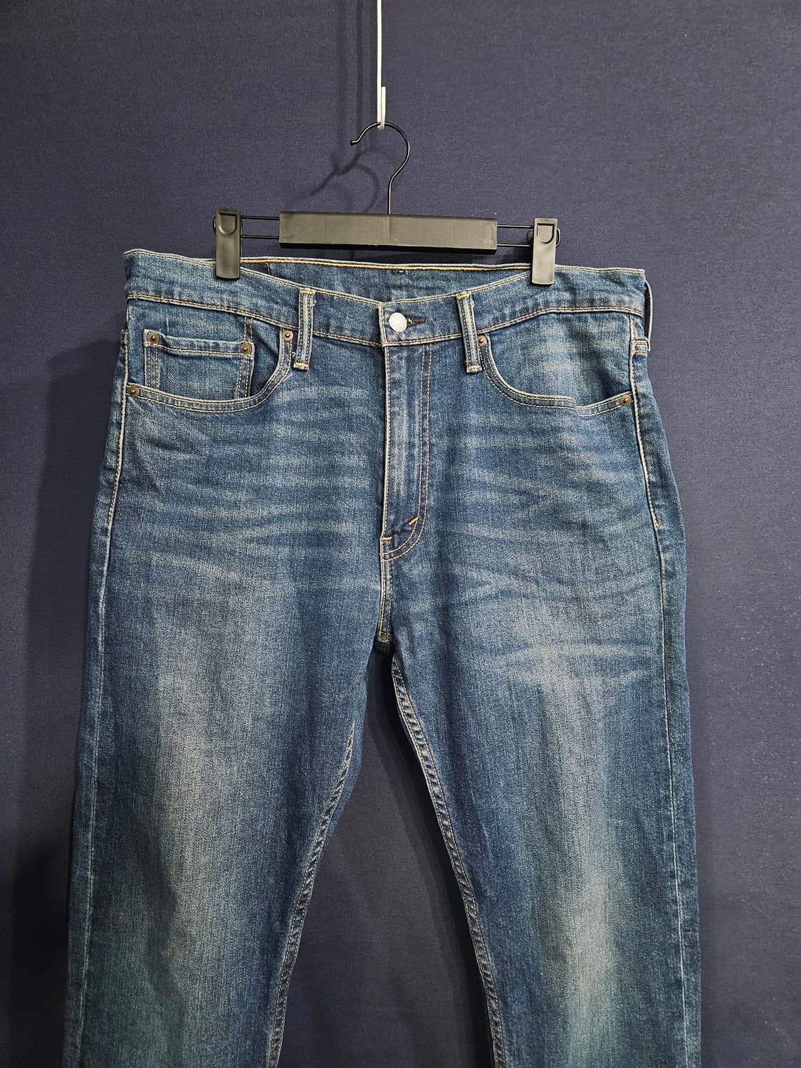 리바이스 513 블루컬러 남성 슬림핏 허리 34 스판 데님팬츠  상품이미지7