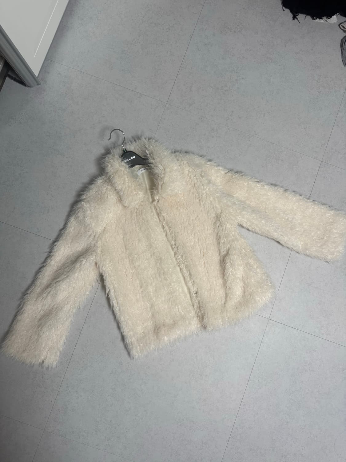 아이보리 퍼 자켓 상품이미지3