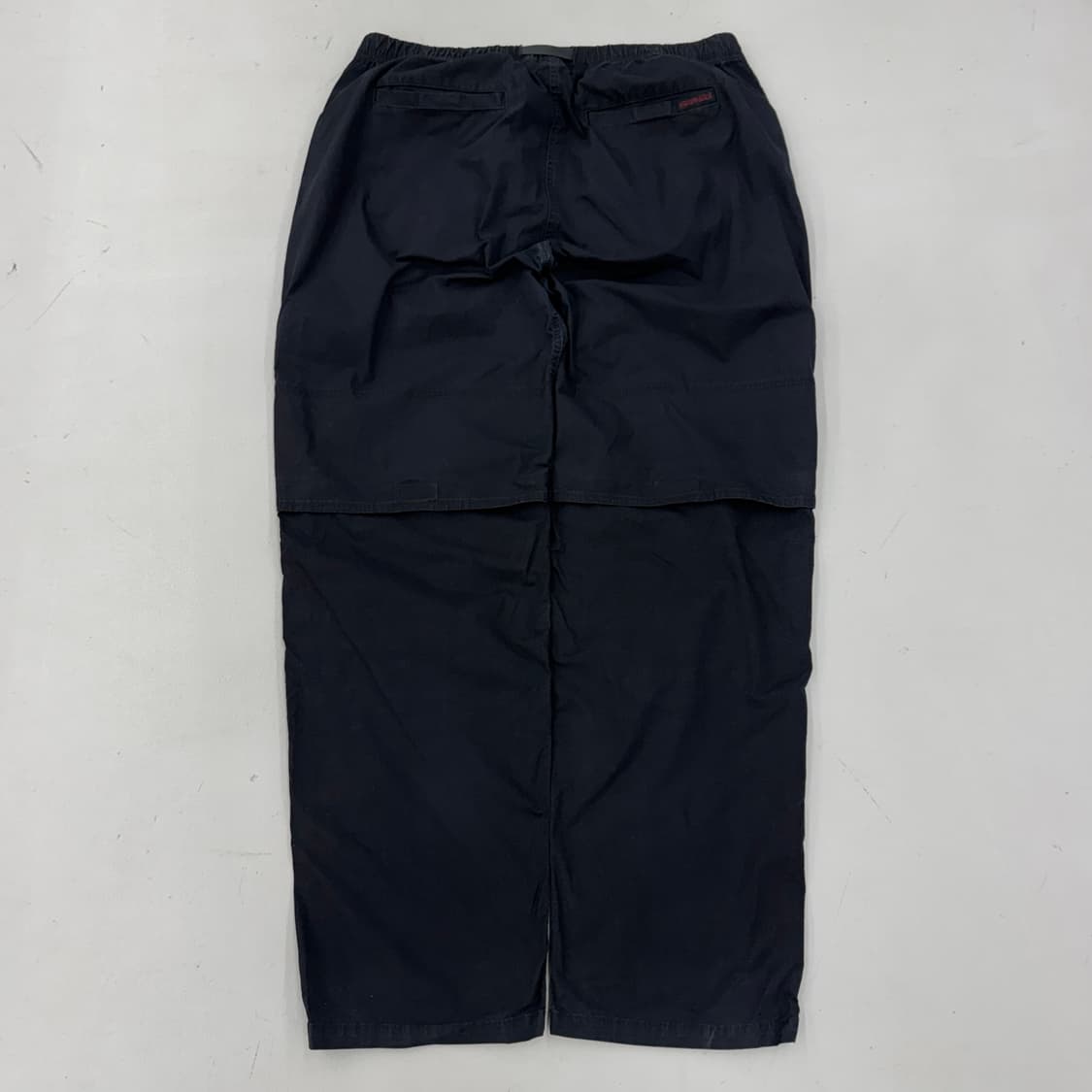 그라미치 더블니 코튼 벨티드 팬츠 블랙 상품이미지3