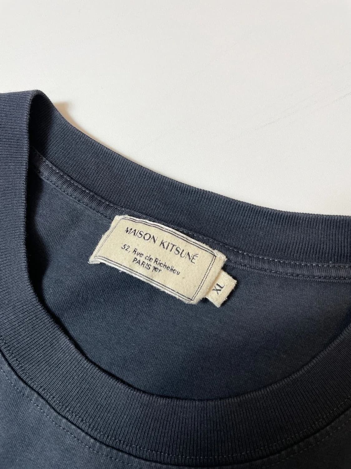 메종키츠네 21SS 더블 폭스 헤드 패치 반팔 티셔츠 PN9646 상품이미지5