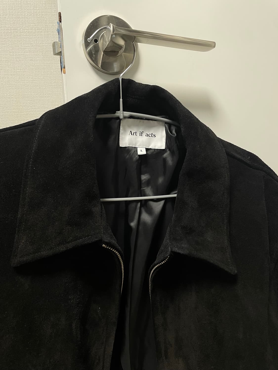 Art if act 스웨이드자켓 L 블랙 상품이미지2