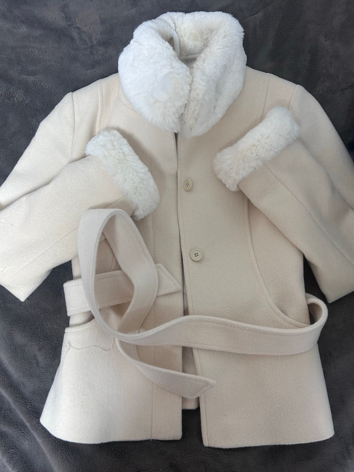 일브 퍼 코트 판매합니다! 갸루 스나계 상품이미지1