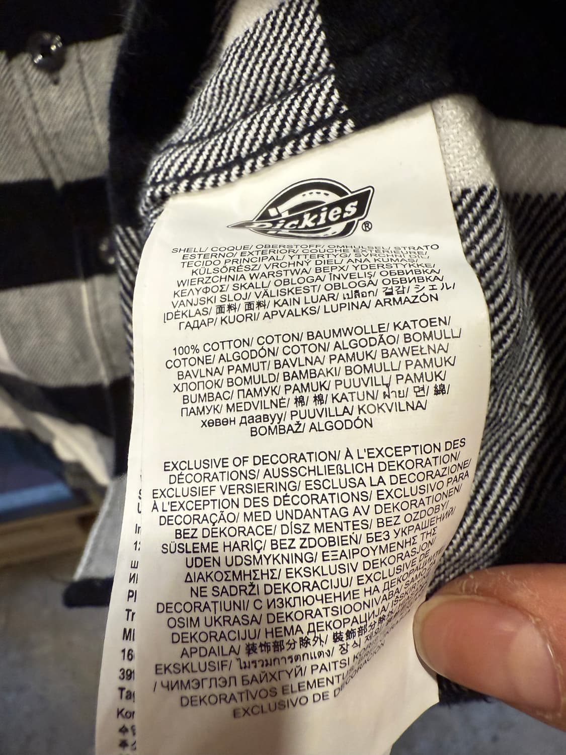 디키즈 새크라멘토 체크셔츠 상품이미지3