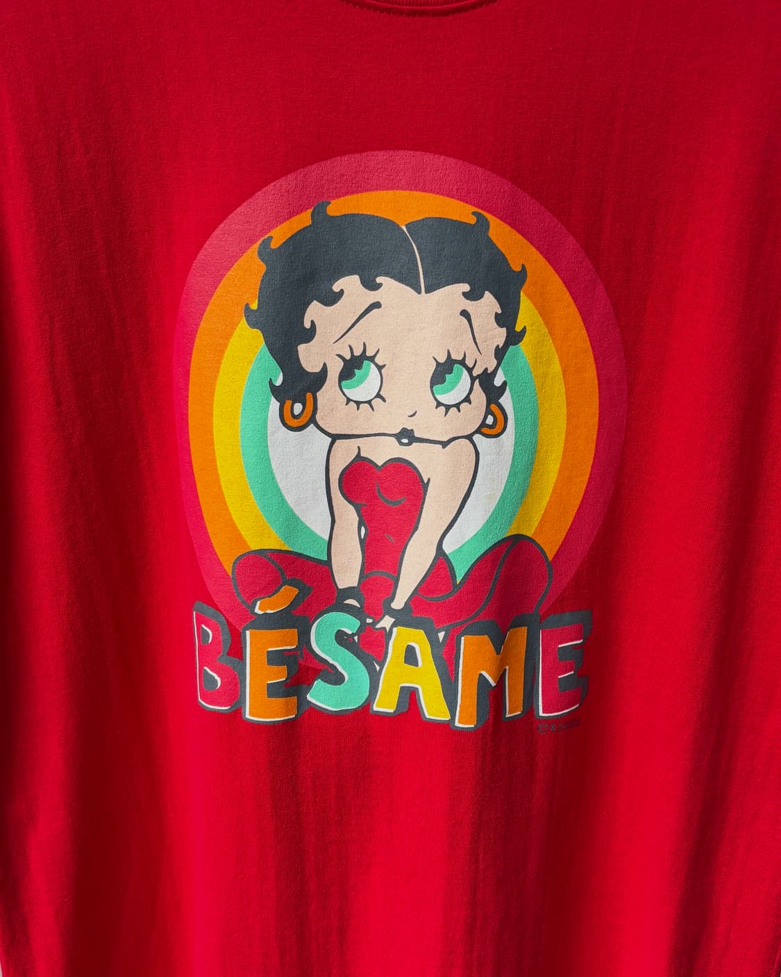 [L]베티 붑 betty boop 오피셜 반팔 티셔츠 상품이미지5