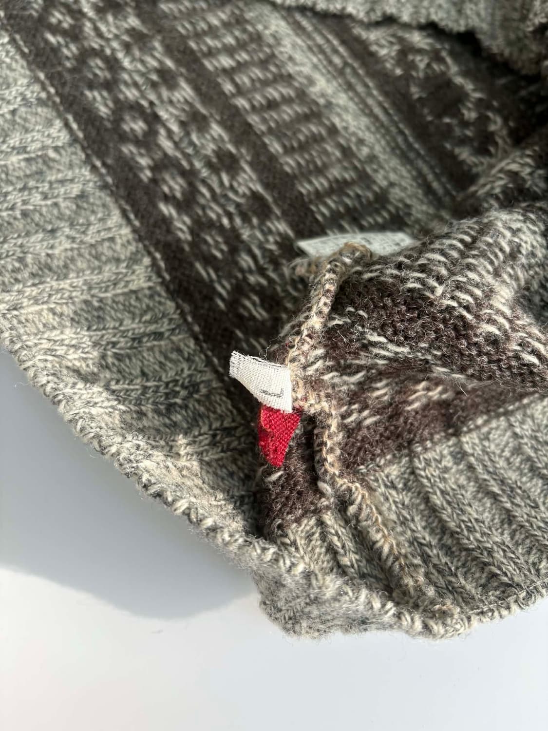 [L] 빈티지 울 패턴 니트 스웨터 madeinitaly 상품이미지8